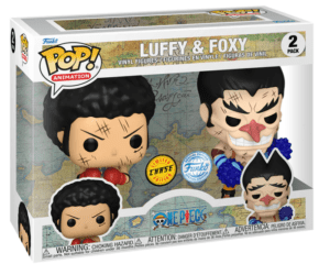 Funko POP! 2-Pack Animation One Piece Luffy & Foxy Limited Edition Chase