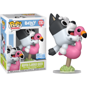 Funko POP! Animation Bluey Muffin Flamingo Queen Edition Limitée