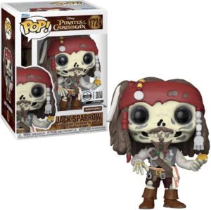 Funko POP! Movies Pirates des Caraïbes Jack Sparrow (Skeleton) Edition Limitée Royalty 3500 Pièces + Boîte Acrylique