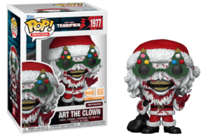 Funko POP! Movies Terrifier 3 - Art The Clown with Santa Suit (Bloody) Edition Limitée Grail 750 Pièces + Boîte Acrylique