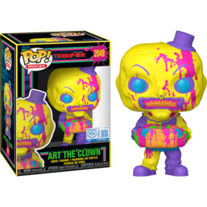 Funko POP! Movies Terrifier - Art The Clown with Candy Filled Head Blacklight Edition Limitée