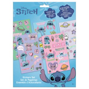 Pack de 5 pages d'autocollants Disney Stitch