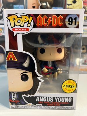 Funko POP! Rocks AC/DC Angus Young Edition Limitée Chase - Boîte Imparfaite
