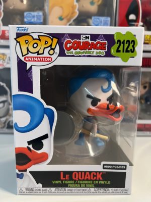Funko POP! Animation Courage, le Chien Froussard Le Quack Edition Limitée Supreme 9500 Pièces - Boîte Imparfaite