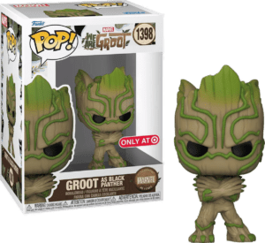 Funko POP! Marvel 85th Anniversary We are Groot - Groot as Black Panther Edition Limitée Target