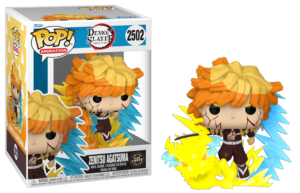 Funko POP! Premium Animation Demon Slayer Infinity Castle Zenitsu Agatsuma Edition Limitée Phosphorescente Chase