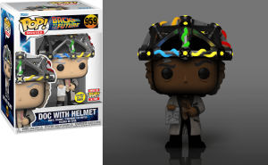 Funko POP! Retour vers le Futur Doc with Helmet Edition Limitée Phosphorescente