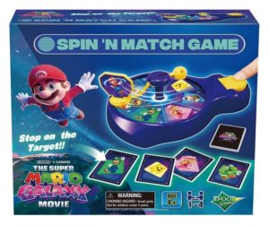 Super Mario jeu Galaxy Movie Spin'n Match