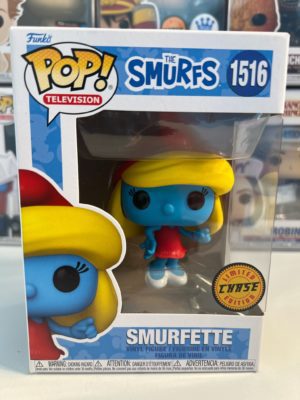 Funko POP! Television Les Schtroumpfs Smurfette Edition Limitée Chase - Boîte Imparfaite