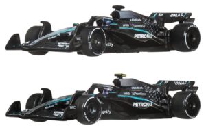 Formule 1 Hot Wheels Premium pack de 2 véhicules Die-Cast 1:64 Team Mercedes-AMG PETRONAS