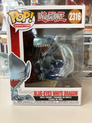 Funko POP! Premium Animation Yu-Gi-Oh! Blue-Eyes White Dragon - Boîte Imparfaite