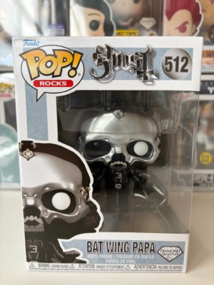 Funko POP! Rocks Ghost Bat Wing Papa Diamond - Boîte Imparfaite