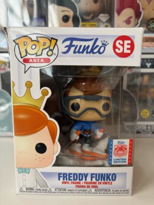 Funko POP! Asia Funko Freddy Funko (Freestyle Skiing) Edition Limitée - Boîte Imparfaite