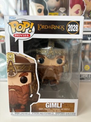 Funko POP! Movies Le Seigneur des Anneaux Gimli (Nobody Tosses a Dwarf) - Boîte Imparfaite