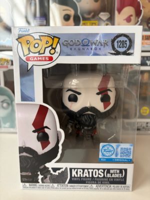 Funko POP! Games God of War Ragnarok Kratos with Blades Edition Limitée - Boîte Imparfaite