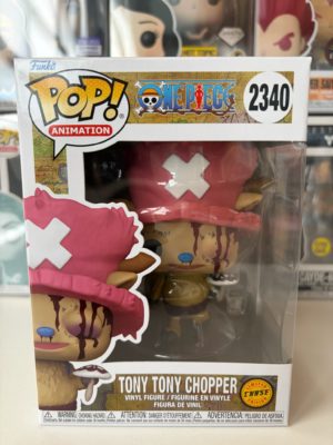 Funko POP! Animation One Piece Tony Tony Chopper (Bloody With Amiudake Mushroom) Edition Limitée Chase - Boîte Imparfaite