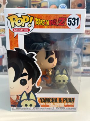 Funko POP! Animation Dragon Ball Z Yamcha & Puar - Boîte Imparfaite