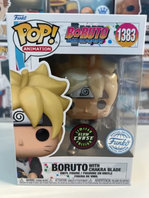 Funko POP! Animation Boruto - Boruto with Chakra Blade Edition Limitée Phosphorescente Chase - Boîte Imparfaite