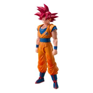 Figurine Dragon Ball Super S.H.Figuarts Super Saiyan God Son Goku (God Aura) 15 cm
