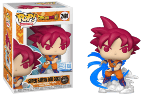 Funko POP! Animation Dragon Ball Super - Super Saiyan God Goku (Kamehameha) Edition Limitée Phosphorescente Chase