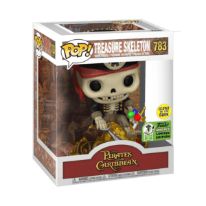 Funko POP! Pirates des Caraïbes Treasure Skeleton 15cm Edition Limitée Phosphorescente 4000 Pièces Comic Con 2021