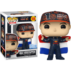 Funko POP! Racing Formula 1 Red Bull Racing Max Verstappen with Dutch Flag Edition Limitée